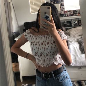 Floral Off the Shoulder Top